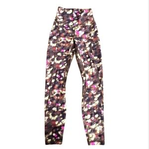 Lululemon Align High-Rise Pant 25" Soft Focus Splatter Green Multi Size 2